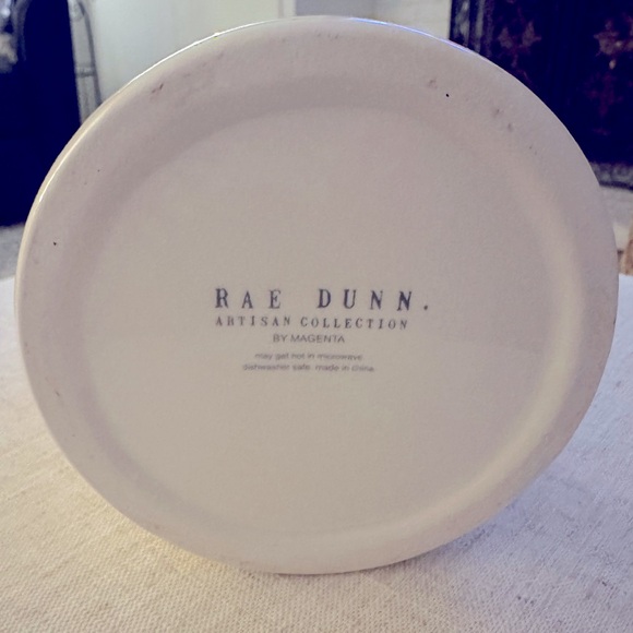 Rae Dunn Dark Brown Bunny Love Canister NEW - Picture 2 of 4